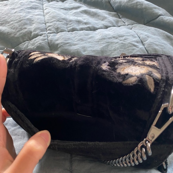 rebecca minkoff love leather crossbody bag in black - Picture 6 of 10